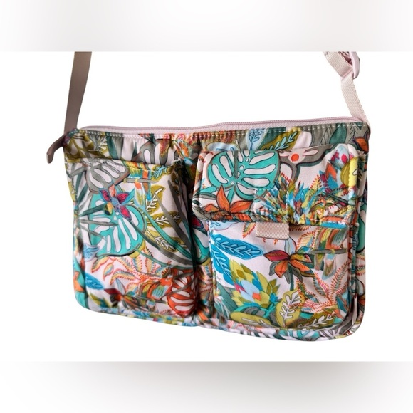 Vera Bradley • Utility Small Crossbody Bag/Recycled Cotton • Rain Forest Canopy - Picture 9 of 14